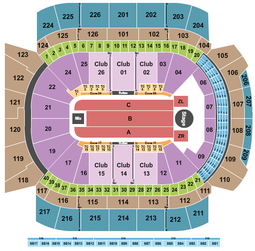 Climate Pledge Arena Zayn Seating Chart